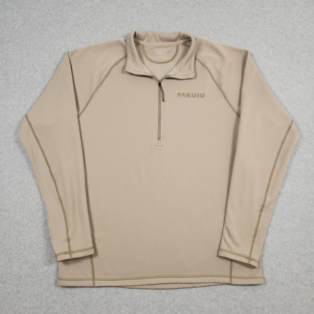 KUIU Fleece XL Tan Peloton 200 Karuishi Makspec Zip Pullover Outdoor Hunting